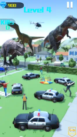 Game screenshot Dinosaur Rampage City apk
