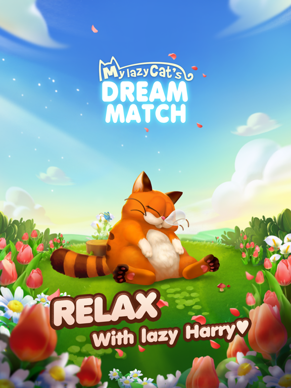 Lazy Cat Dream Match iPad screenshot