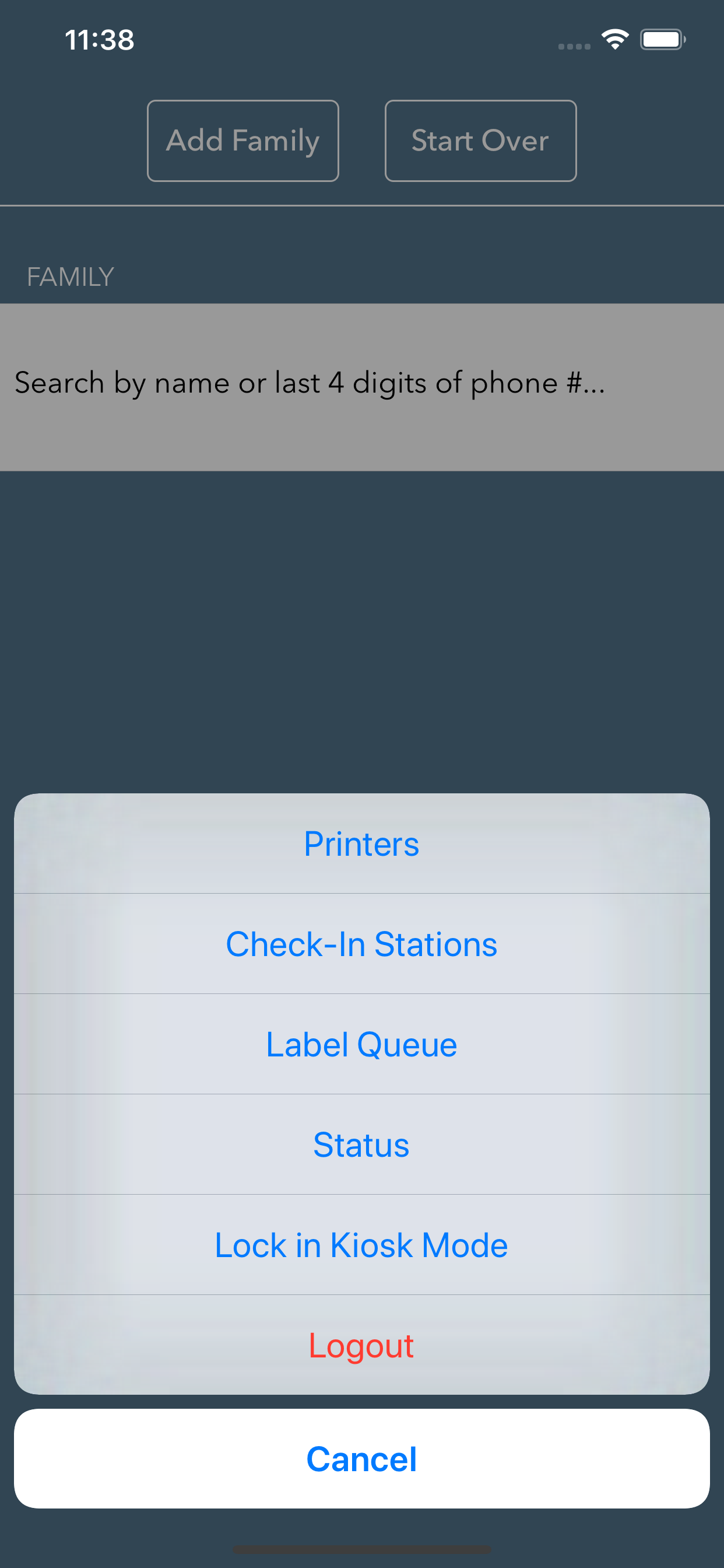 e360 ChMS Check-in App screenshot 3