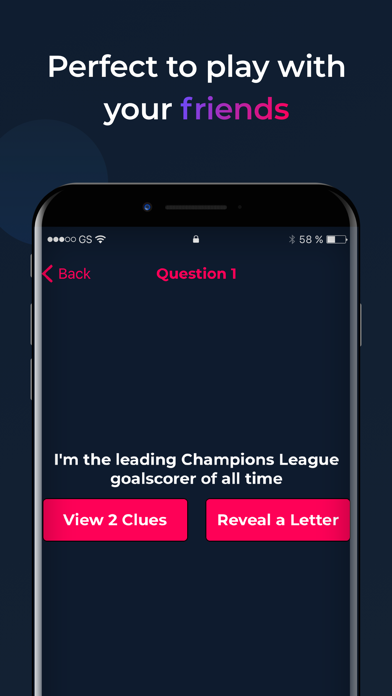 Football Quiz - Who Am I? iPhone screenshot