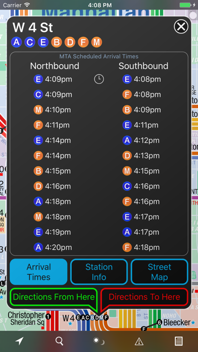 NYC Subway 24-Hour KickMap Screenshot 3