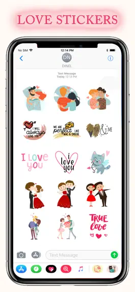 Game screenshot Valentine's Stickers ! hack