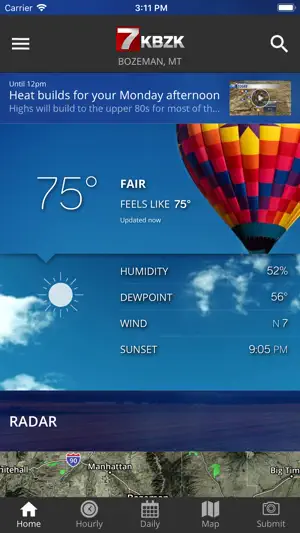 KBZK Montana Weather screenshot 1