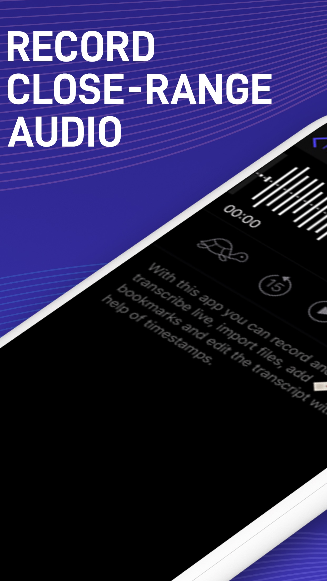 Screenshot do app Ada Dictation - Speech to Text