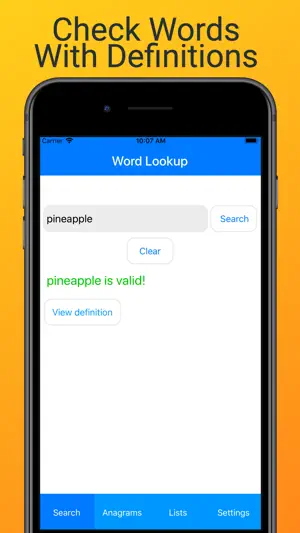 Word Checker (for Scrabble) screenshot 1