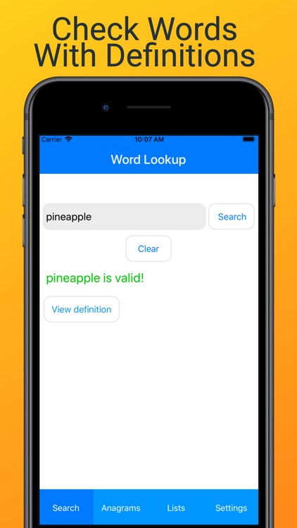 Word Checker (for Scrabble) screenshot-0