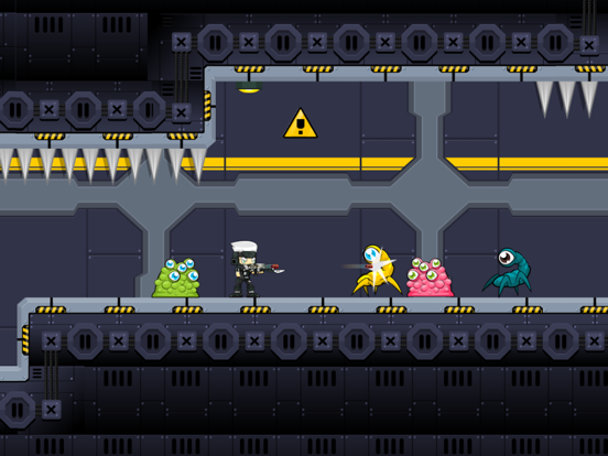 Screenshot #5 pour Aliens 2D: Run & Gun