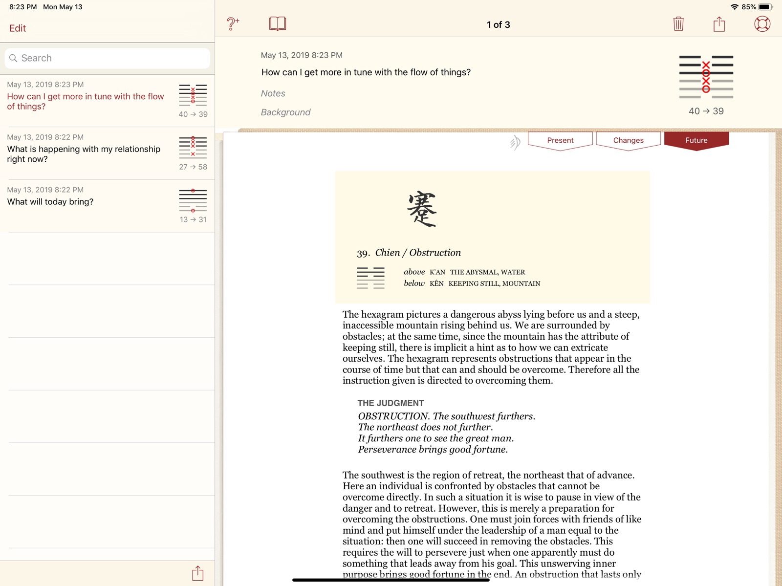 The I Ching or Book of Changes ipad screenshot 3