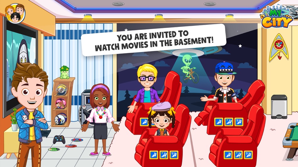 #4. My City: Friends Dream House (iOS) Podle: My Town Games LTD