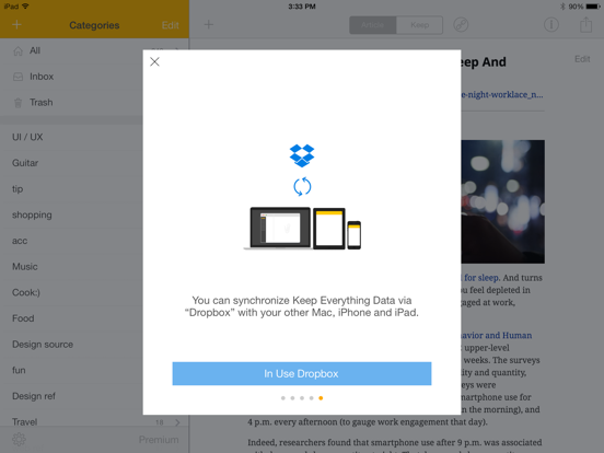 Keep Everything iPad screenshot 4 - Productivity app