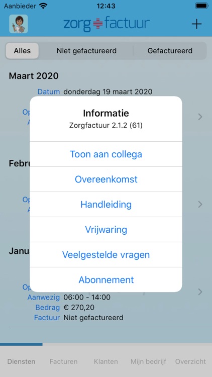 Zorgfactuur screenshot-8