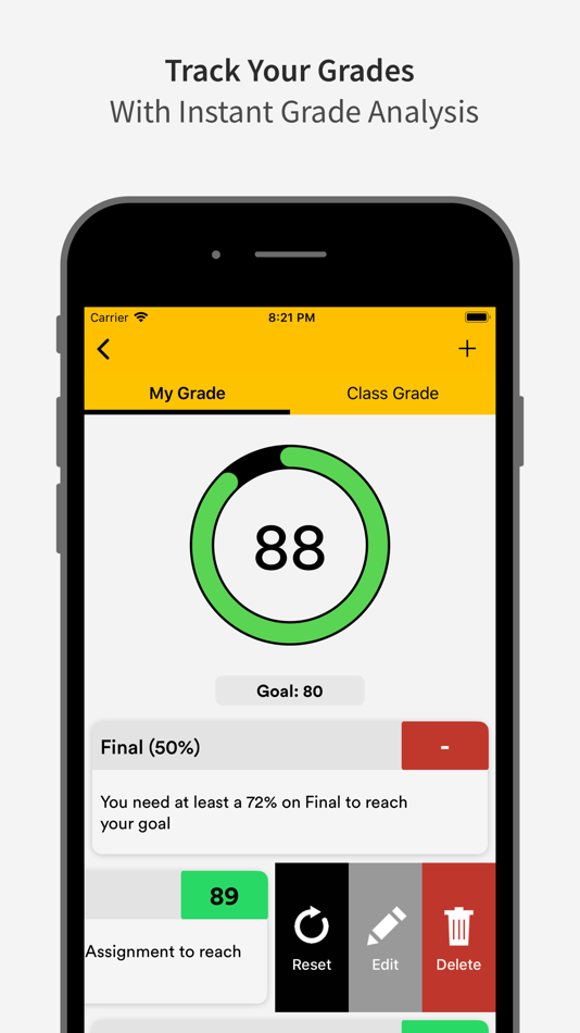 #2. goUBC - UBC Grade Tracker (iOS) Podle: Junhao Peng