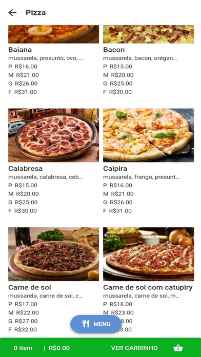 Pizzaria Família screenshot 2