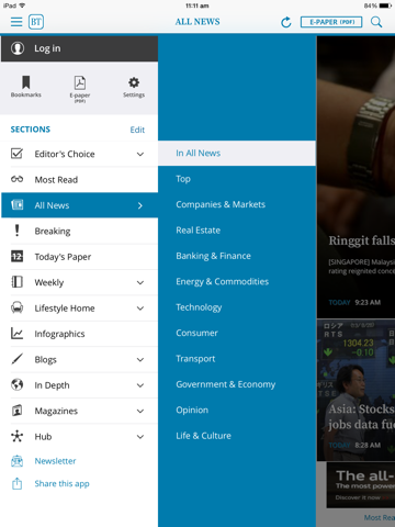 The Business Times for iPad screenshot 3