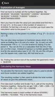 averages calculator iphone screenshot 4