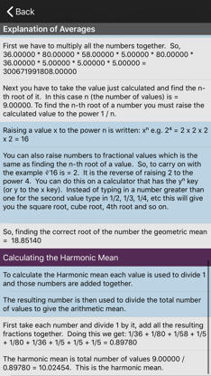 Averages Calculator screenshot 4