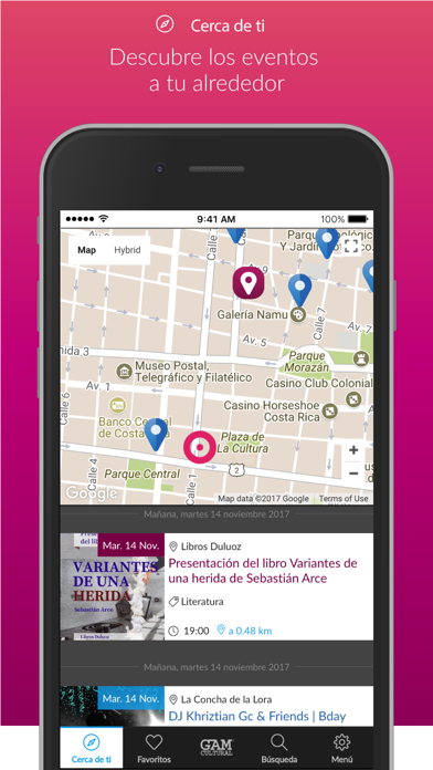 GAM Cultural iPhone screenshot 1 - Entertainment app