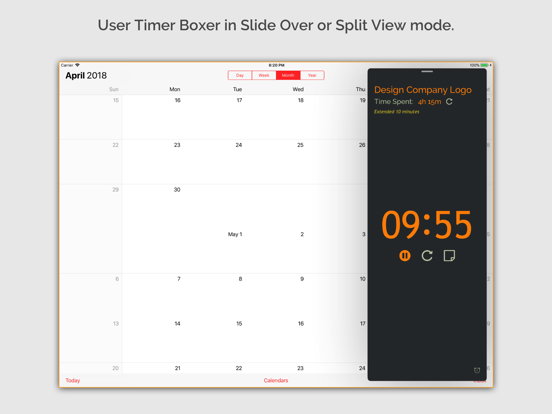 Time Boxer iPad screenshot 2 - Productivity app