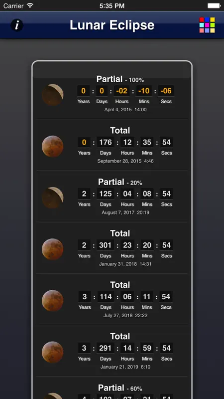 Lunar Eclipse screenshot 1 of 5