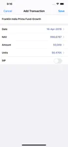 My Funds - Portfolio Tracker screenshot #5 for iPhone