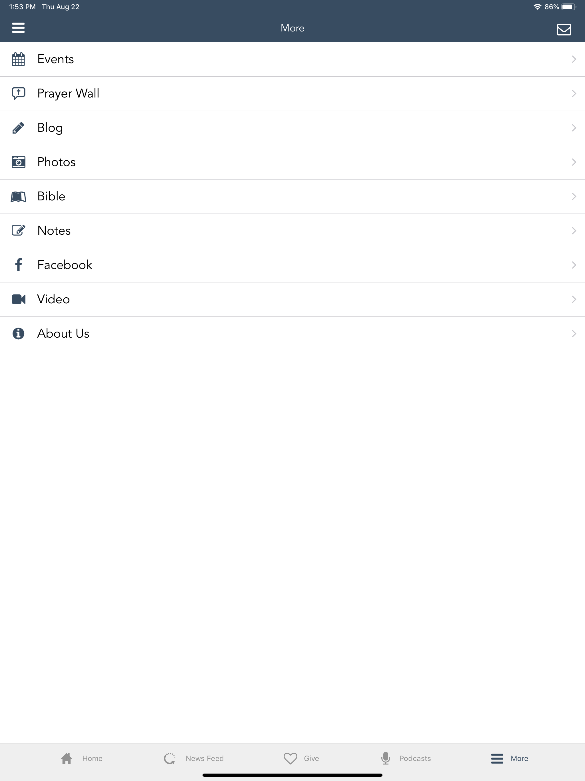 Bridgeman Baptist Church App
