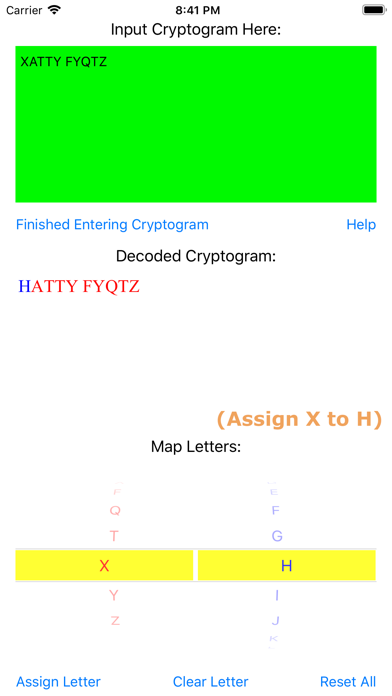 Cryptogram-Assistant Screenshot