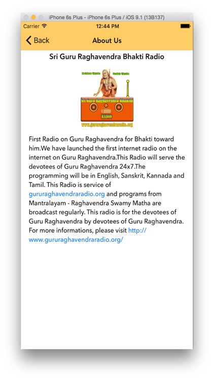 Guru Raghavendra Radio