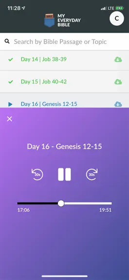 Game screenshot My Everyday Bible apk