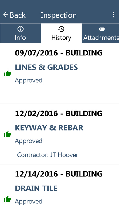 MCSJ Inspection Management Screenshot