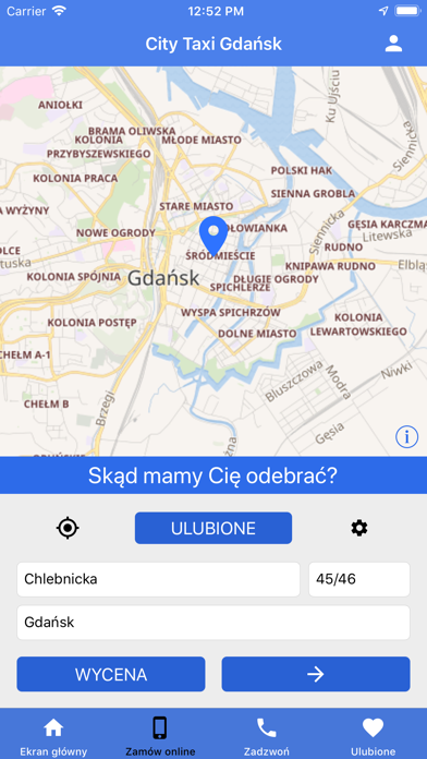 City Taxi Gdańsk Screenshot