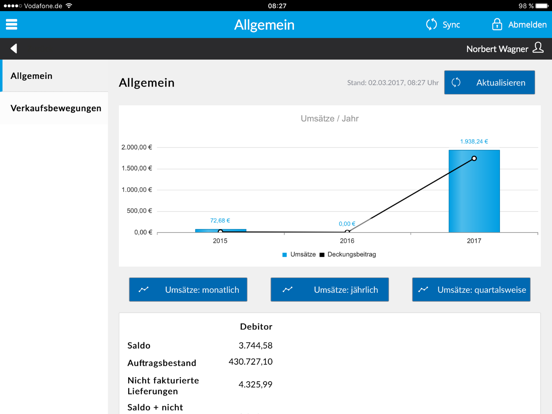 Screenshot #6 pour Info - gevis ERP