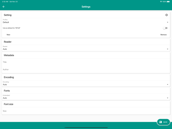 Ebook Converter iPad screenshot 5 - Utilities app