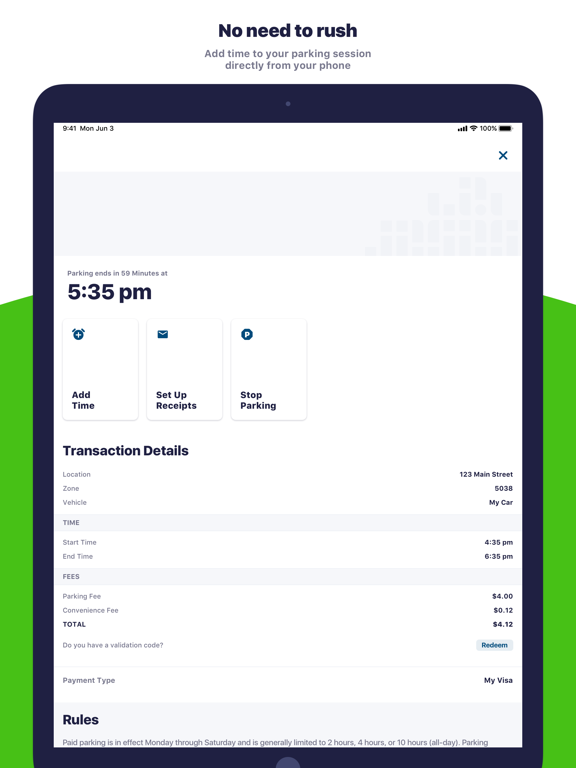 epark Ann Arbor iPad screenshot 4 - Travel app