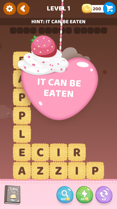 Screenshot #1 pour Stack Cookies Word Puzzle Game