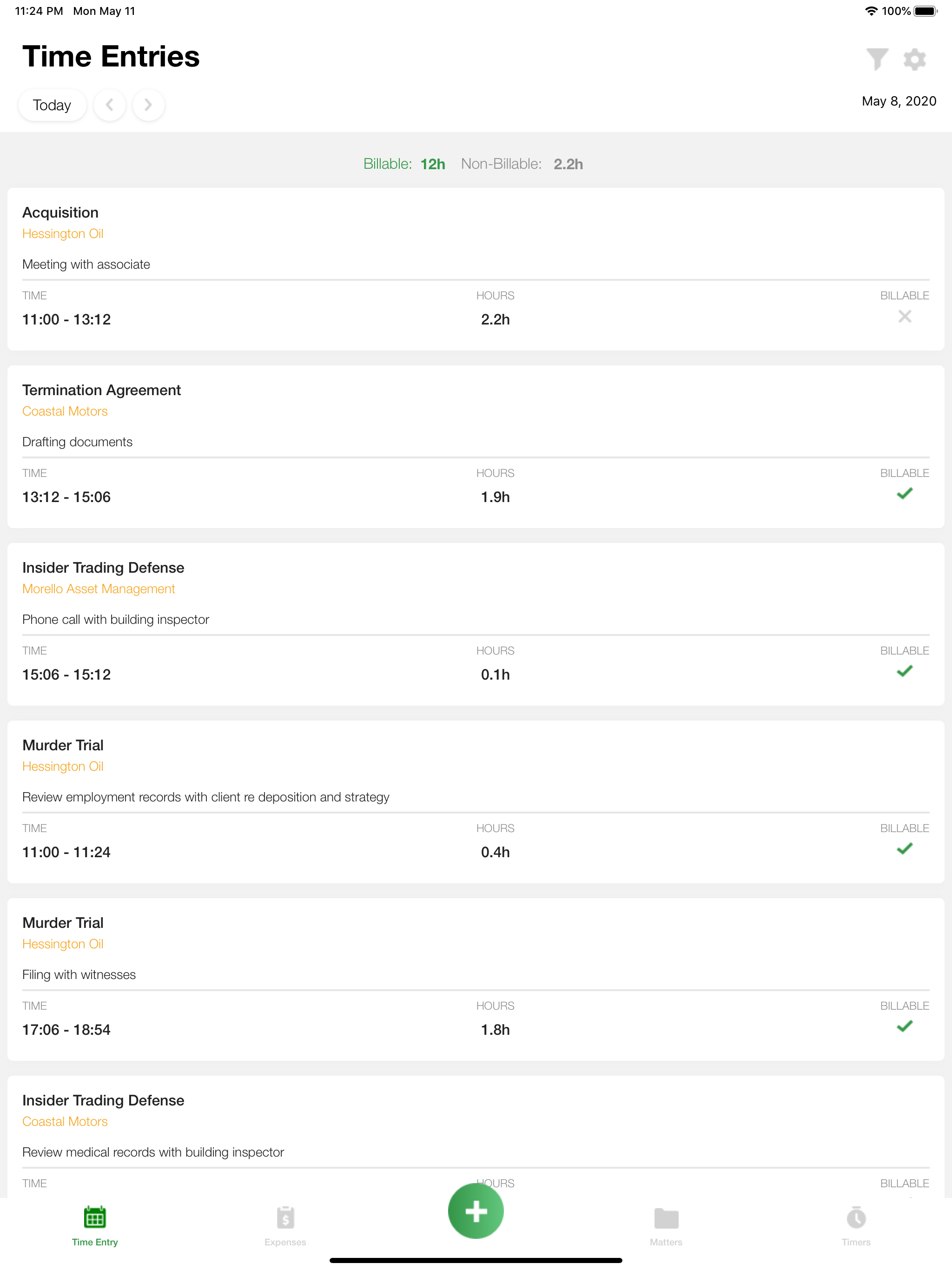 LeanLaw - Legal Billing Tool screenshot 6