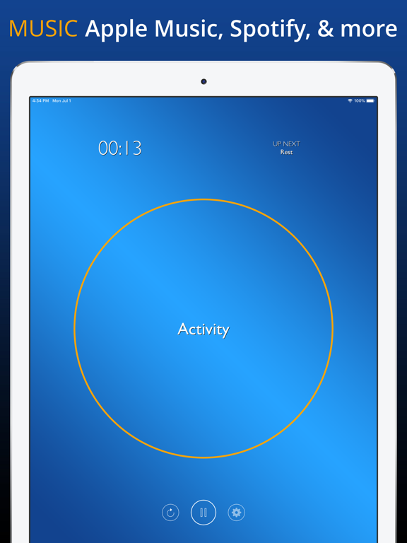 Totally Tabata Timer Protocol iPad screenshot 8 - Health & Fitness app