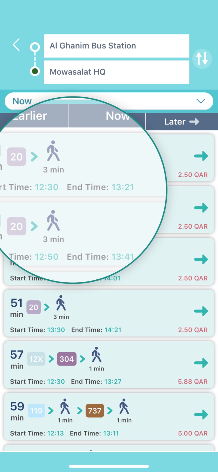 Karwa Journey Planner iphone screenshot 4
