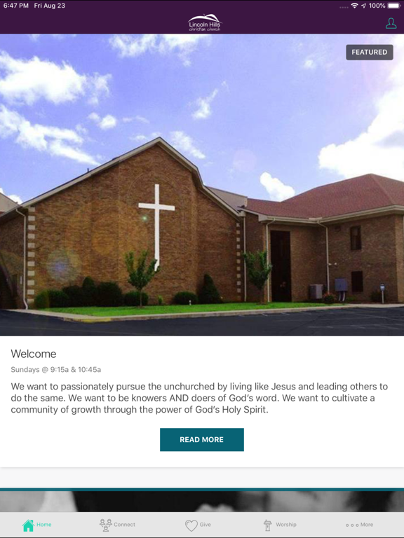 Lincoln Hills iPad screenshot 1 - Lifestyle app