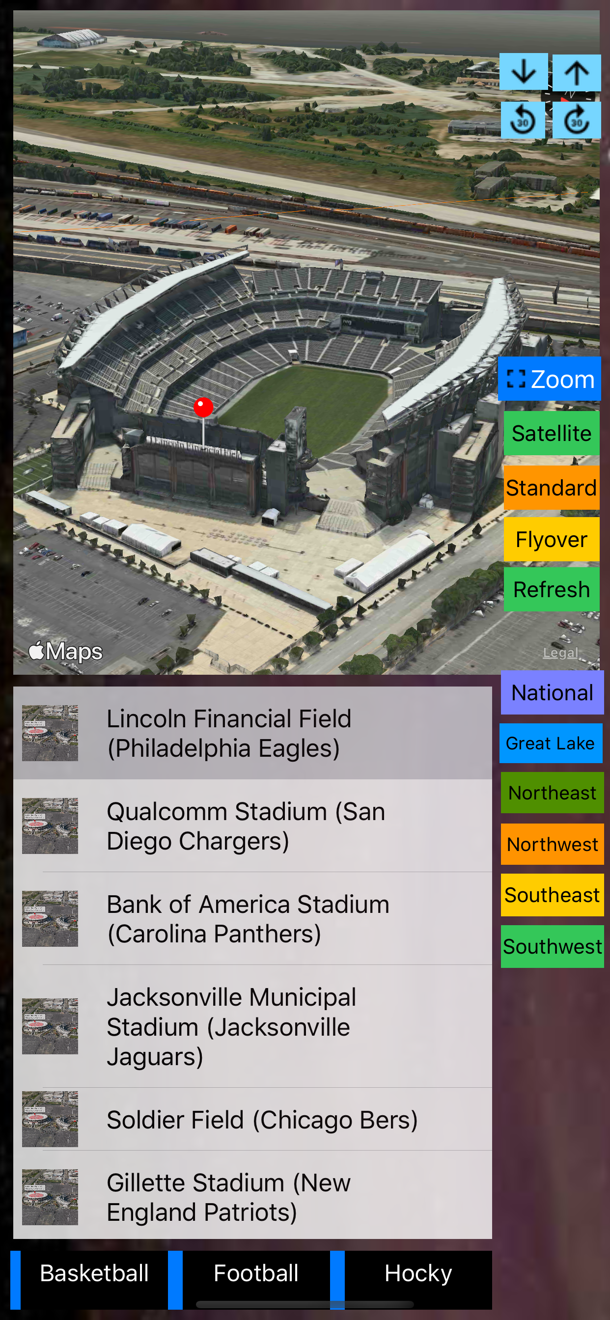 Sport Stadiums Pro - 3D Cities screenshot 7