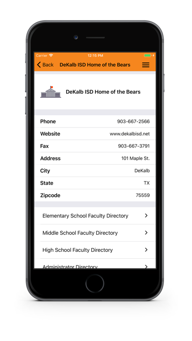 DeKalb ISD screenshot 3