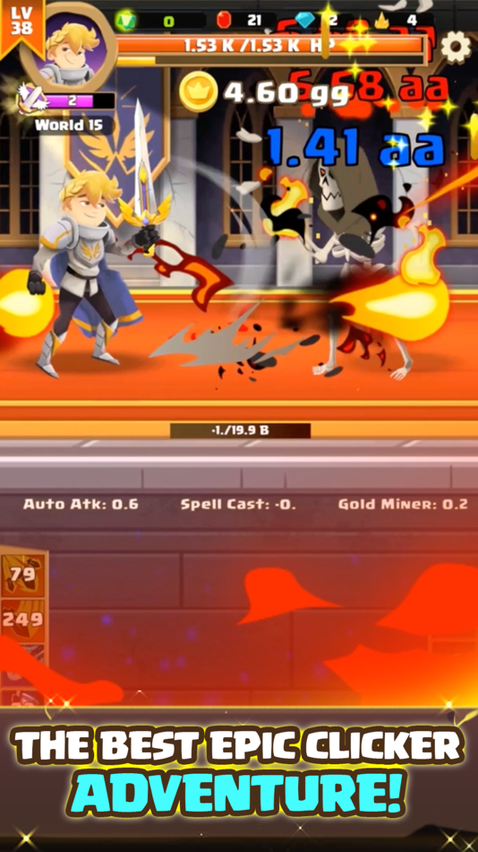 #2. Clicker Knight (iOS) By: Iron Horse Games LLC