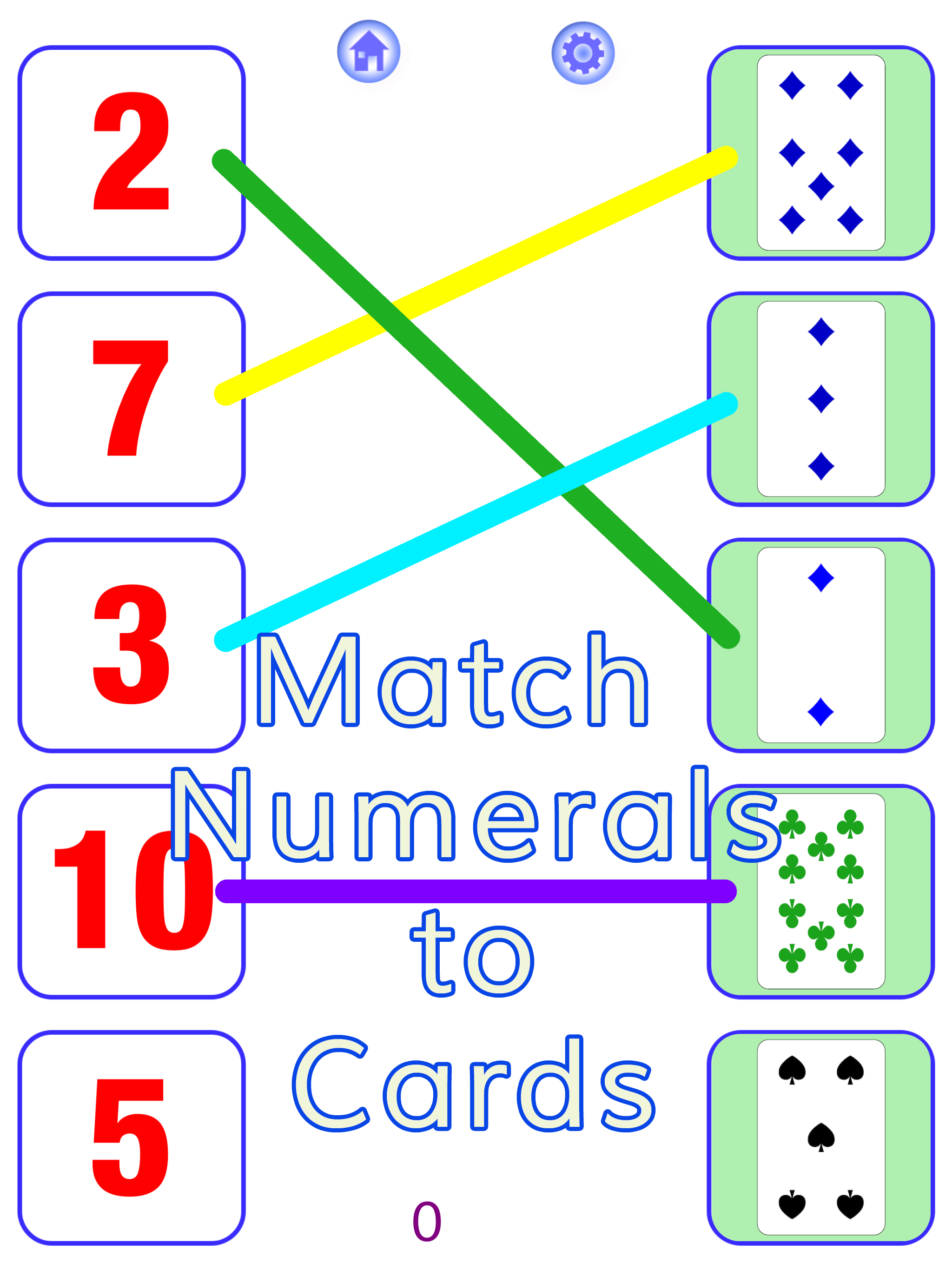 123 NUMBER MAGIC Line Matching