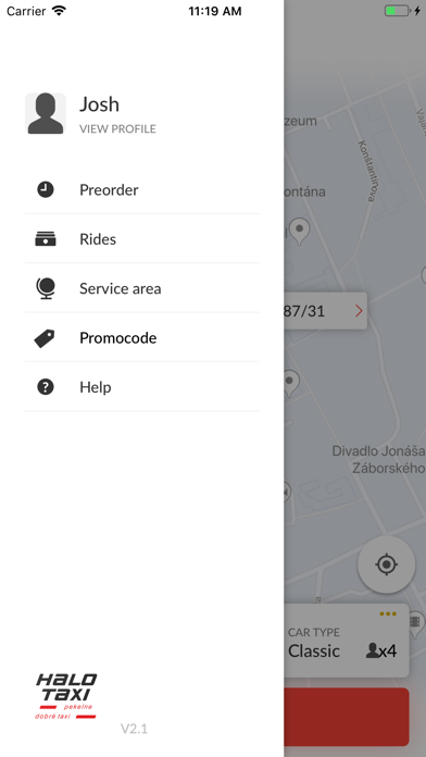 Screenshot #3 pour Halo Taxi Prešov