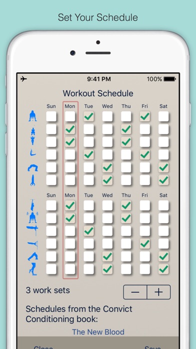 Convict Conditioning Trackerのおすすめ画像2