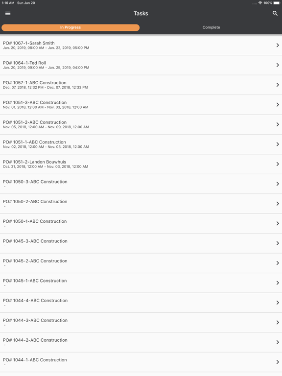 OnRivet iPad screenshot 2 - Productivity app