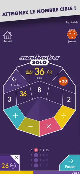 Game screenshot Mathador Classe Solo apk