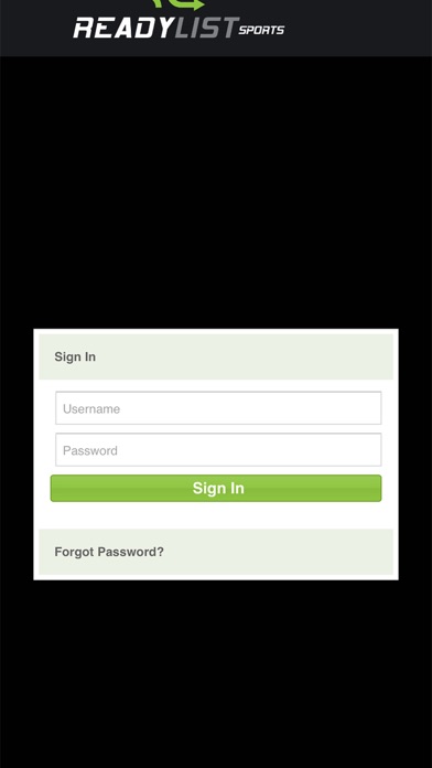 Screenshot #1 pour ReadyList Sports