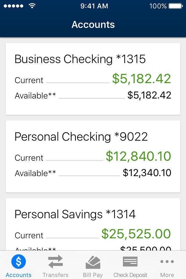 CCU Mobile Banking screenshot 2