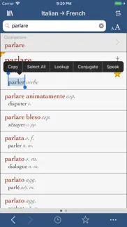 ultralingua french-italian iphone images 1