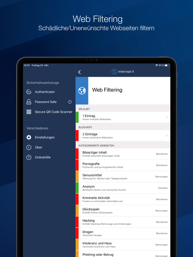 Sophos Intercept X for Mobile スクリーンショット